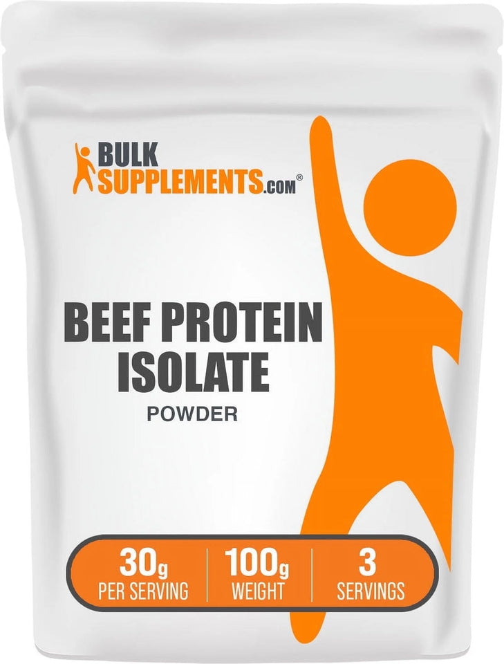Bulksupplements Beef Protein Isolate Powder - Beef Protein Powder, Dairy Free & Lactose Free - 30G per Serving, 500G (1.1 Lbs)