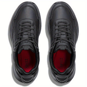 SPIEZ Non Slip Shoes Women - SRC Slip Resistant Shoes For Women Food Service, Waterproof Oil Resistant Shoes For Chef Kitchen Restaurant, Work Shoes For Women Black US 6-10