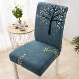 Geometric Dining Chair Cover Spandex Elastic Chair Cover Sofa Cover Retractable Chair Cover For Wedding Banquet Hotel Banquet Restaurant