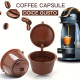 Reusable Dolce Gusto Coffee Pods - 1/3pcs Refillable Filter Cups For Dolce Gusto Machines, Eco-Friendly Plastic Coffee Capsule Set