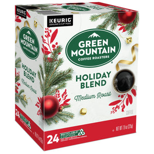 , Holiday Blend Medium Roast K-Cup Coffee Pods, 24 Count