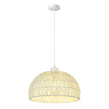 Hemp Rope Ceiling Lamp Rattan And Bamboo Weaving Chandelier Coffee Shop Creative Weaving Chandelier Simple Style Restaurant Bar Chandelier