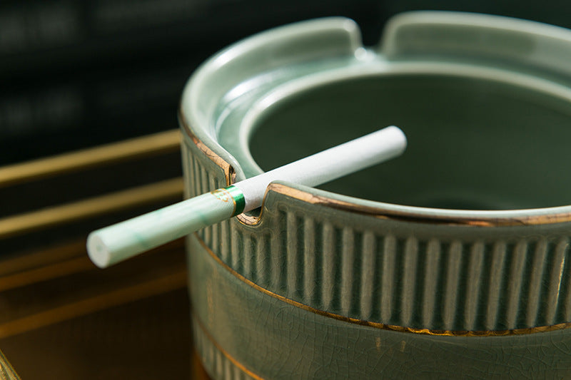 Fashion Creative Personality Coffee Table Decoration Ceramic Ashtray