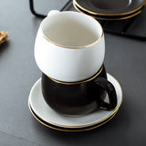Home Stylish Matte Ceramic Coffee Cup Set