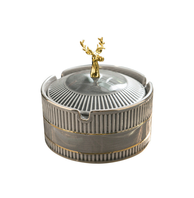 Fashion Creative Personality Coffee Table Decoration Ceramic Ashtray