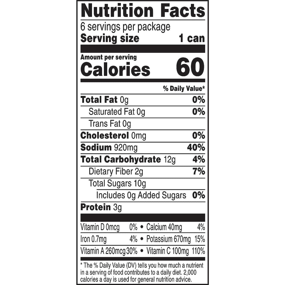 V8 Spicy Hot 100% Vegetable Juice, 11.5 Fl Oz Can - Pack of 24 Cans (4 Cases)