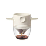Folding Hand Coffee Tea Stainless Steel Double-layer Drip Filtering Tool Hanging Ear
