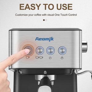 Italian Semi-automatic Concentrated High Pressure Extraction Frothed Milk Coffee Machine