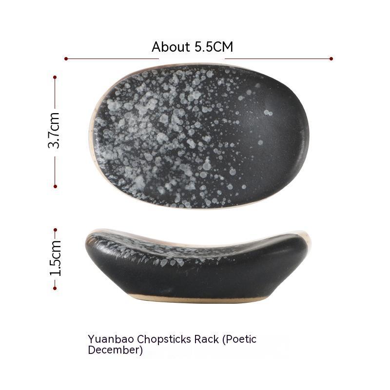 Chopsticks Shelf Ceramic Hotel Table Setting Chopsticks Holding Shelf Chopstick Rest Household Restaurant