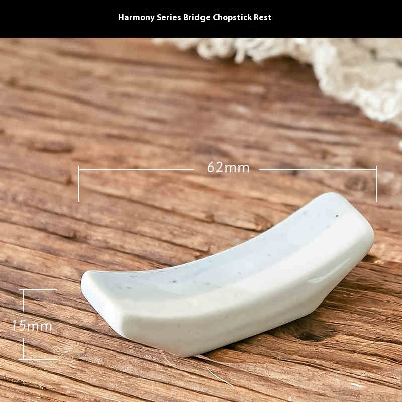 Popular Jade Sunflower White Blue Ribbon Pattern Mainland China Restaurant Home Chopsticks Shelf