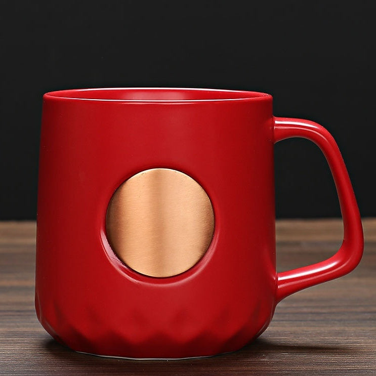 Home Fashion Bronze Ceramic Mug Coffee