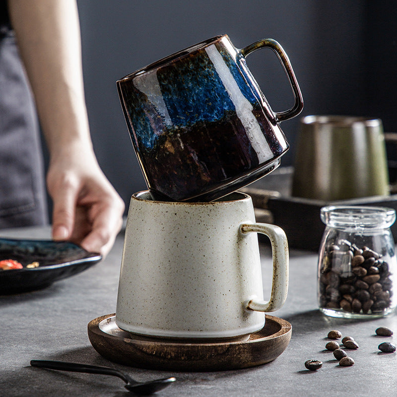 Creative Retro Ceramic Cup Office Tea Home Large-capacity Coffee