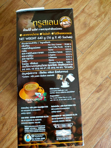 Dietary Truslen Instant Coffee Mix Powder Coffee plus 2 Boxes (16G X 80 Sachets)