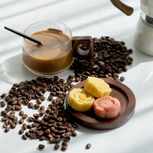 Walnut Coffee Cup Suit Ins Coaster