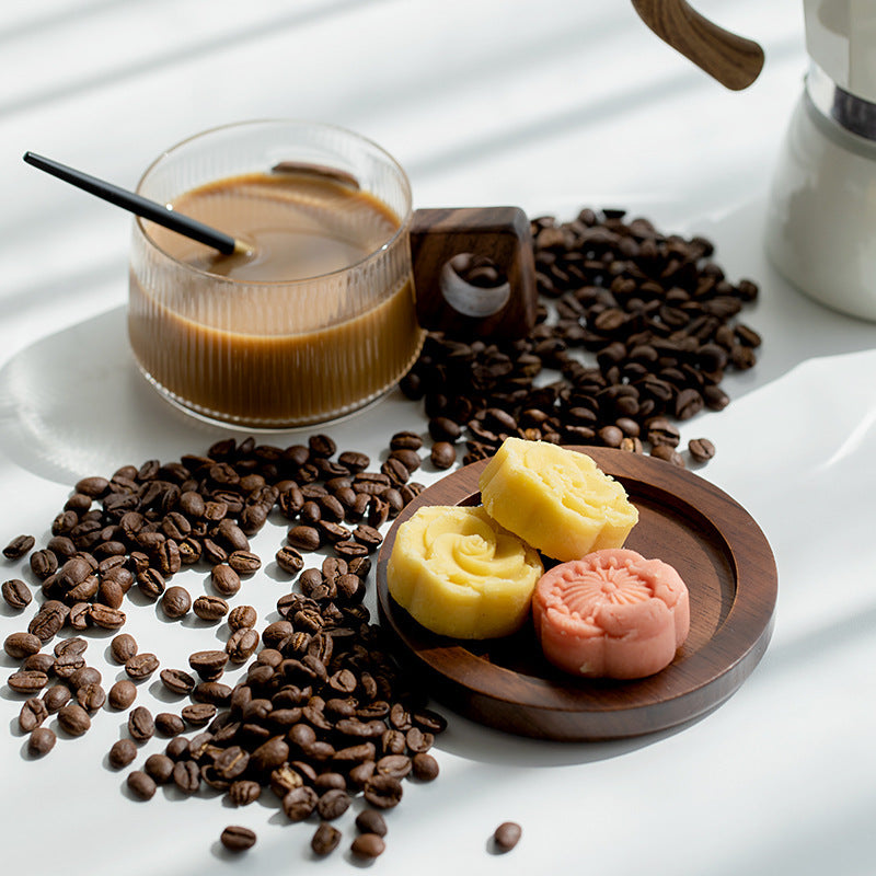 Walnut Coffee Cup Suit Ins Coaster