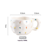 Cute Girl Heart Home Creative Hand-pinched Coffee Cup
