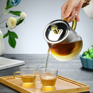 Household Glass Teapot, Thickened Tea Pot, High Temperature Resistant