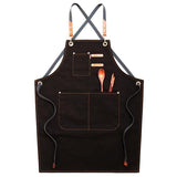Denim Thick Canvas Apron Milk Tea And Coffee Cake Shop Baking Hairdressing Manicure Chinese Restaurant Overalls