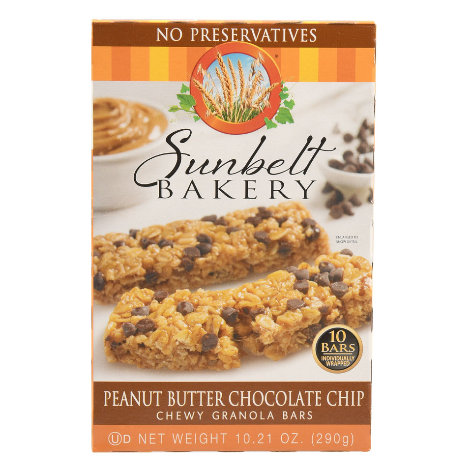Chewy Granola Bars, Peanut Butter Chocolate Chip, 10 Ct