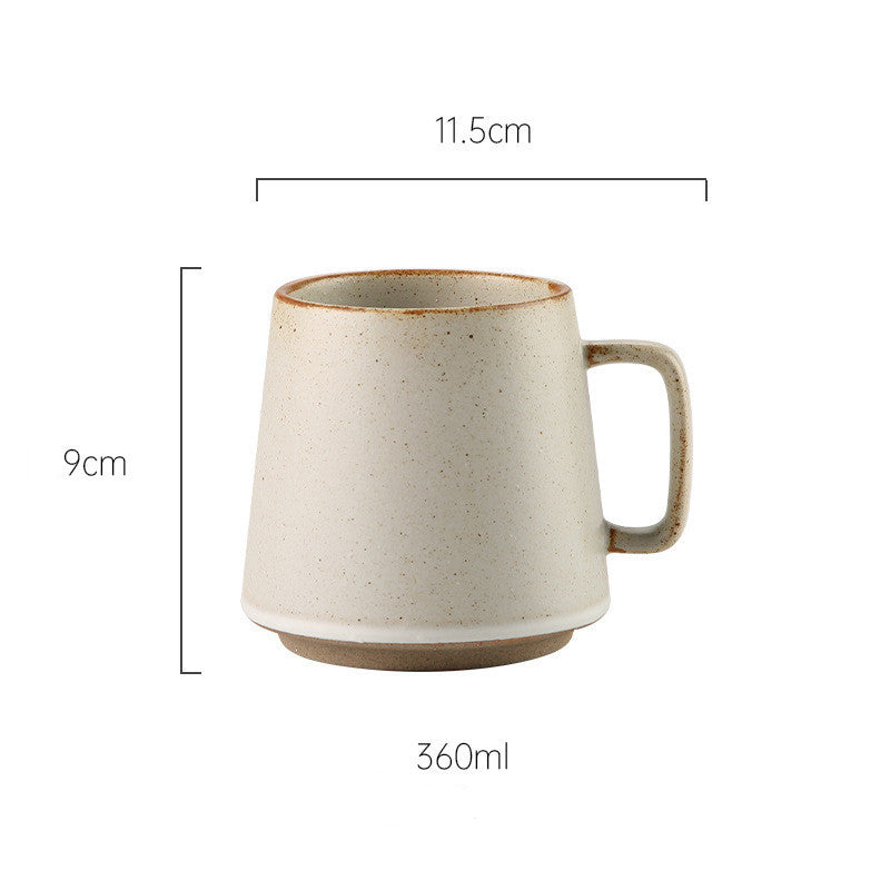 Creative Retro Ceramic Cup Office Tea Home Large-capacity Coffee