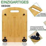 Wooden Cooking Machine Tray Kitchen Countertop Coffee Machine Sliding Base