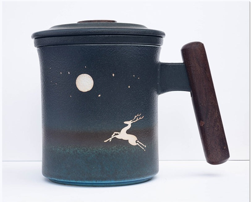 Ceramic Water Cup Couple Mug Home Coffee Creative Personality Trend Tea Set