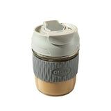 Double Drinking Straw Glass Student Simple And Handy Coffee Cup Home Portable