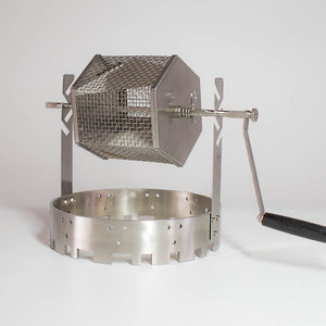 Straight-fire Hand-cranked Bean Roasting Machine Home Coffee Hand Net