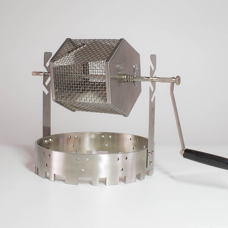 Straight-fire Hand-cranked Bean Roasting Machine Home Coffee Hand Net