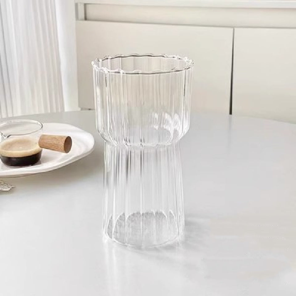 Vertical Striped Ice American Coffee Cup