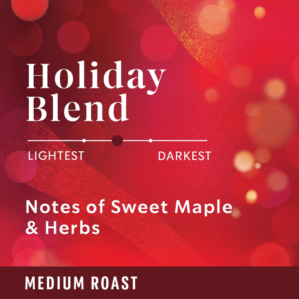 Holiday Blend, Medium Roast Keurig K-Cup Coffee Pods, Limited Edition, 22 Count