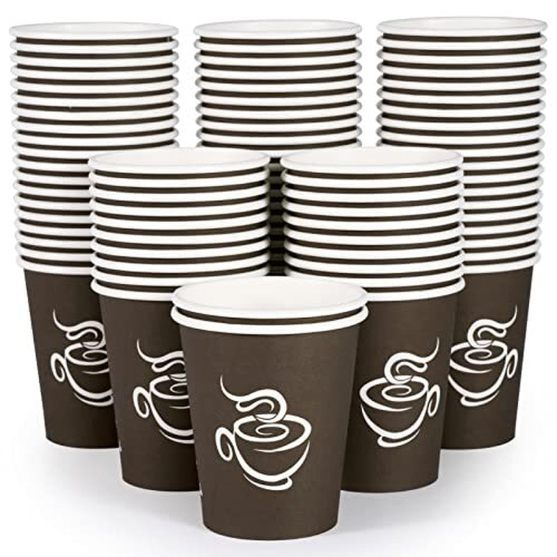 400 Pack 8Oz Paper Cups Disposable Coffee Cups Hot/Cold Drinking Cups