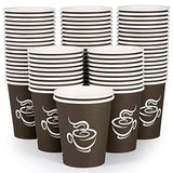 400 Pack 8Oz Paper Cups Disposable Coffee Cups Hot/Cold Drinking Cups