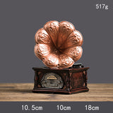 Retro Small Ornaments Phonograph Home Living Room European Style Clothing Coffee Shop Decorations