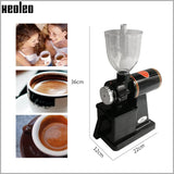 Electric Coffee Grinder 600N Coffee Mill Machine Coffee Bean Grinder Machine Flat Burrs Grinding Machine 100W Red/Black
