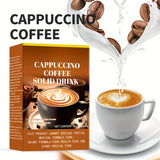 Delicious Rich Cappuccino Coffee-Flavored Solid Drink Mix - Convenient, Instant, and Easy to Prepare Beverage for Anytime Enjoyment - 10gx10 Packs