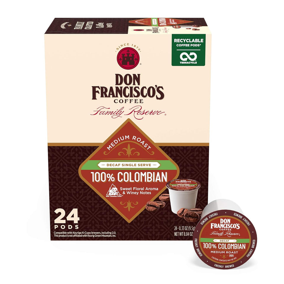 Kona Blend Coffee - 100 K-Cup Compatible Single-Serve Pods - 10% Hawaiian - Recyclable through Terracycle - Compatible with Keurig Brewers