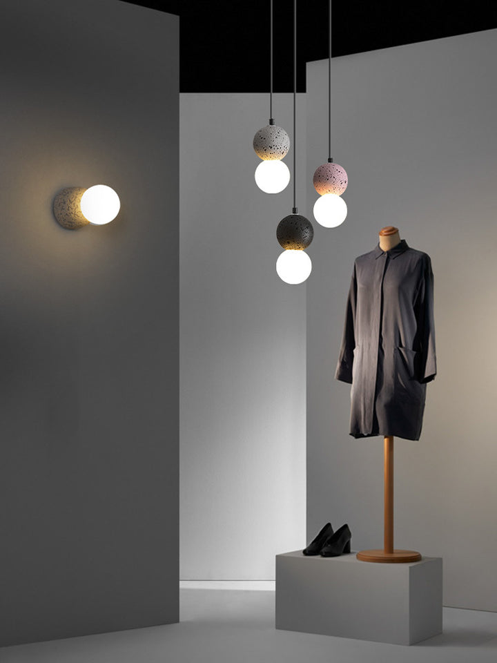 Nordic Restaurant Chandelier Personality Creative Terrazzo Bar Bedside Macarons Decoration Cafe Lamp