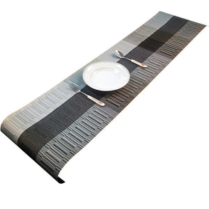 Ning Xin Cross-border Family 30135CM Fashion Bamboo Table Runner Western Restaurant High-end Heat Insulation Pad European Placemat