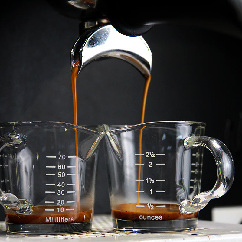 Double-Mouth Milk Cup Coffee Milk Cup Espresso Glass Coffee