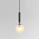 Glass Small Droplight Restaurant Bar Cafe Model Room Bedroom Bedside Lamp