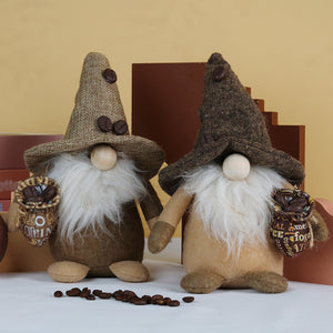 Fashion Coffee Bean Rudolf Doll Decoration