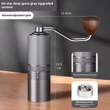 External Adjustment Manual Grinding Machine Steel Core Seven-star Household Coffee Grinder Outdoor Portable
