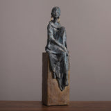 Retro Nostalgic African Portrait Decoration Restaurant Club Living Room Desktop Decoration Crafts