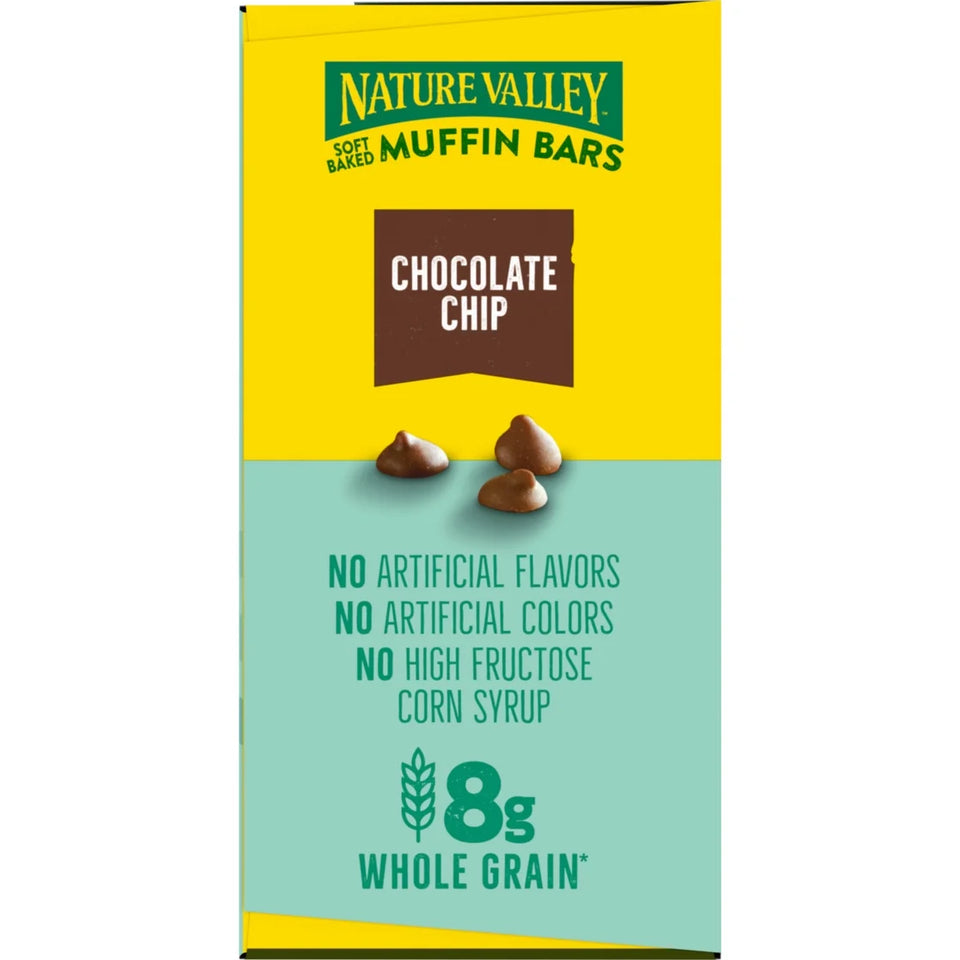 Soft Baked Muffin Bars, Chocolate Chip, Snack Bars, 10 Bars, 12.4 Oz