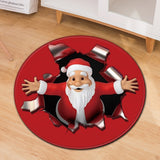 Home Anti-slip Round Floor Mat Living Room Coffee Table Bedroom Carpet