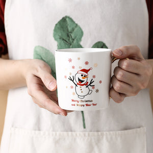Christmas Gift Ceramic Couple Coffee Cup