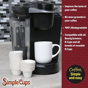 Disposable Filters Compatible with Keurig Brewers- 600 Single Serve Replacement Filters Compatible with Regular and Reusable K Cups- Use Your Own Coffee