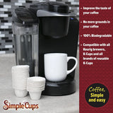 Disposable Filters Compatible with Keurig Brewers- 600 Single Serve Replacement Filters Compatible with Regular and Reusable K Cups- Use Your Own Coffee