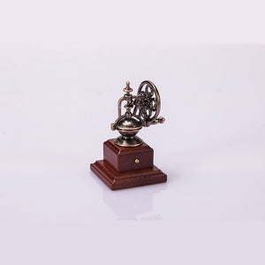Cottage Mini Static Model Miniature Retro Hand Grinding Coffee Machine